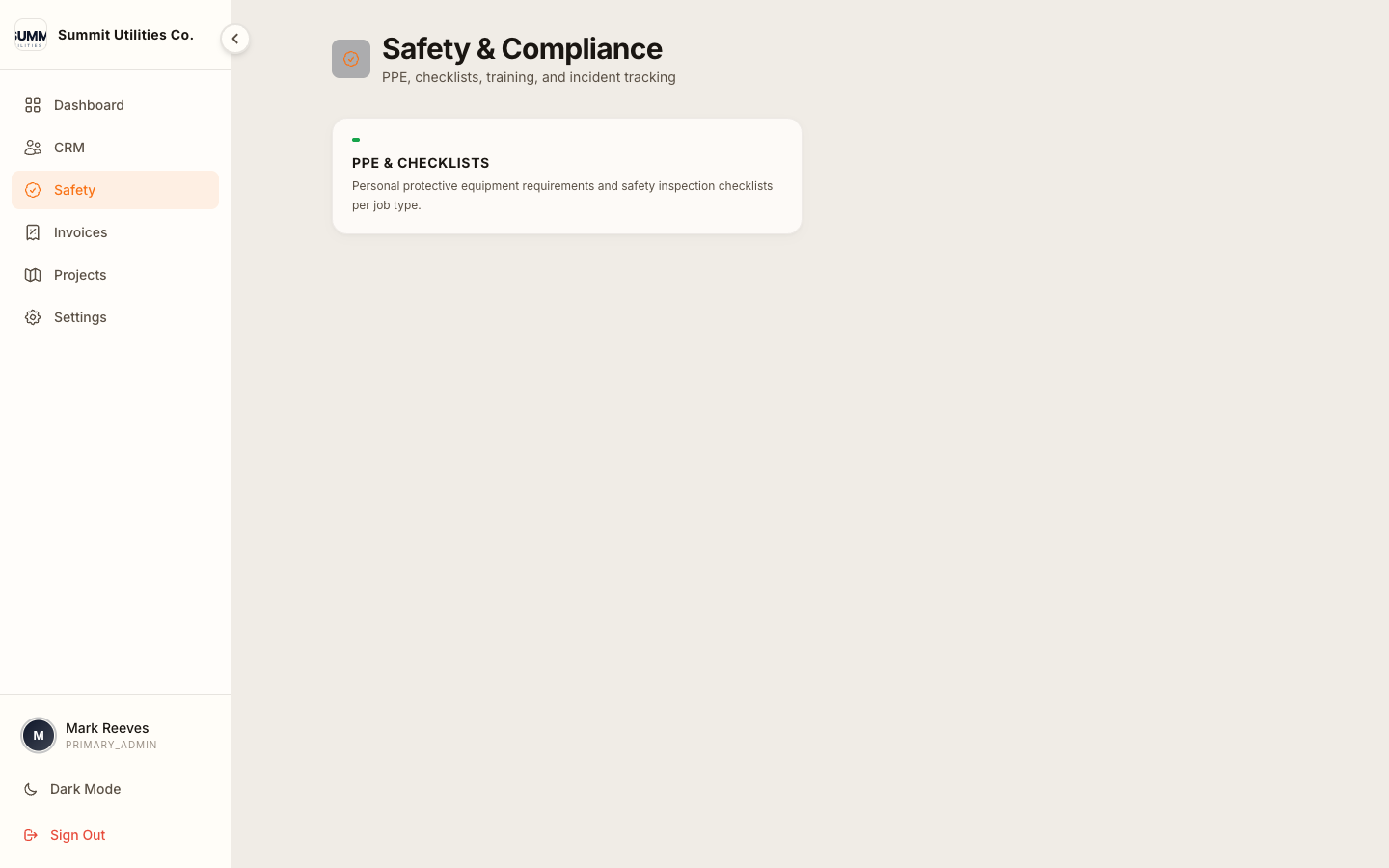 HELMFMS safety module
